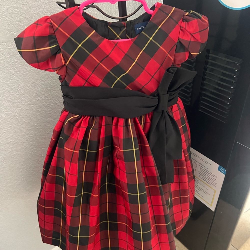 Ralph Lauren Red and Black Plaid Dress